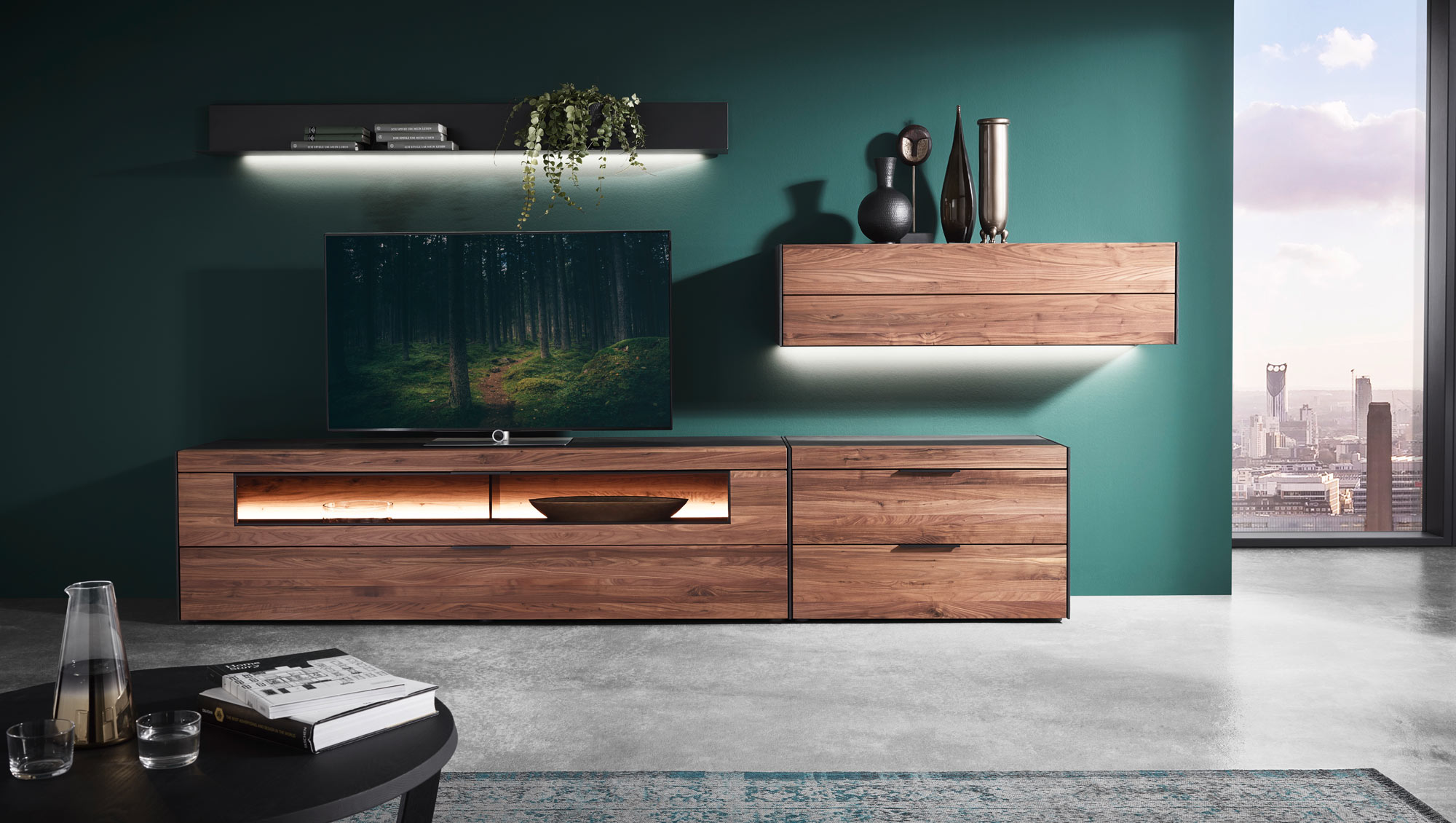 Massivholzmöbel Nussbaum