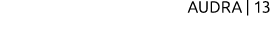 AUDRA | 13