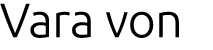 Vara von