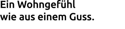Ein Wohngef hl wie aus einem Guss.