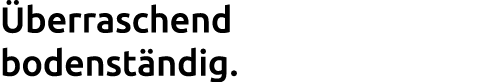  berraschend bodenst ndig.
